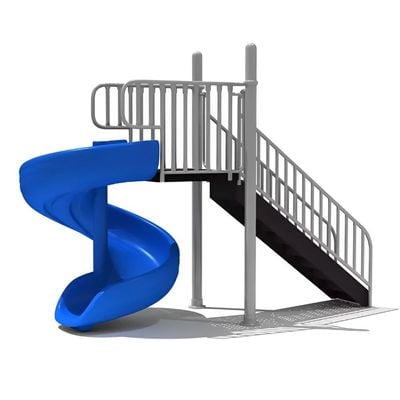 MYTS Outddor Spiral Kids Slide 